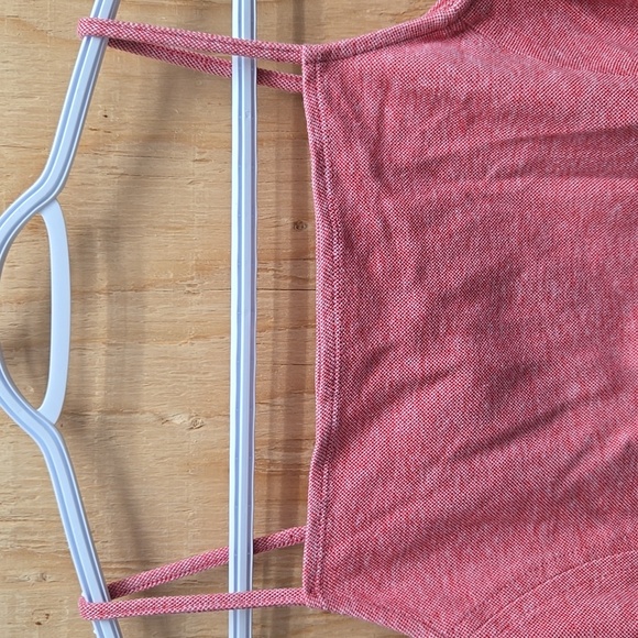 Meadow Rue By Anthropologie Size S Heathered Pink Sleeveless Buttoned Top - Picture 4 of 8